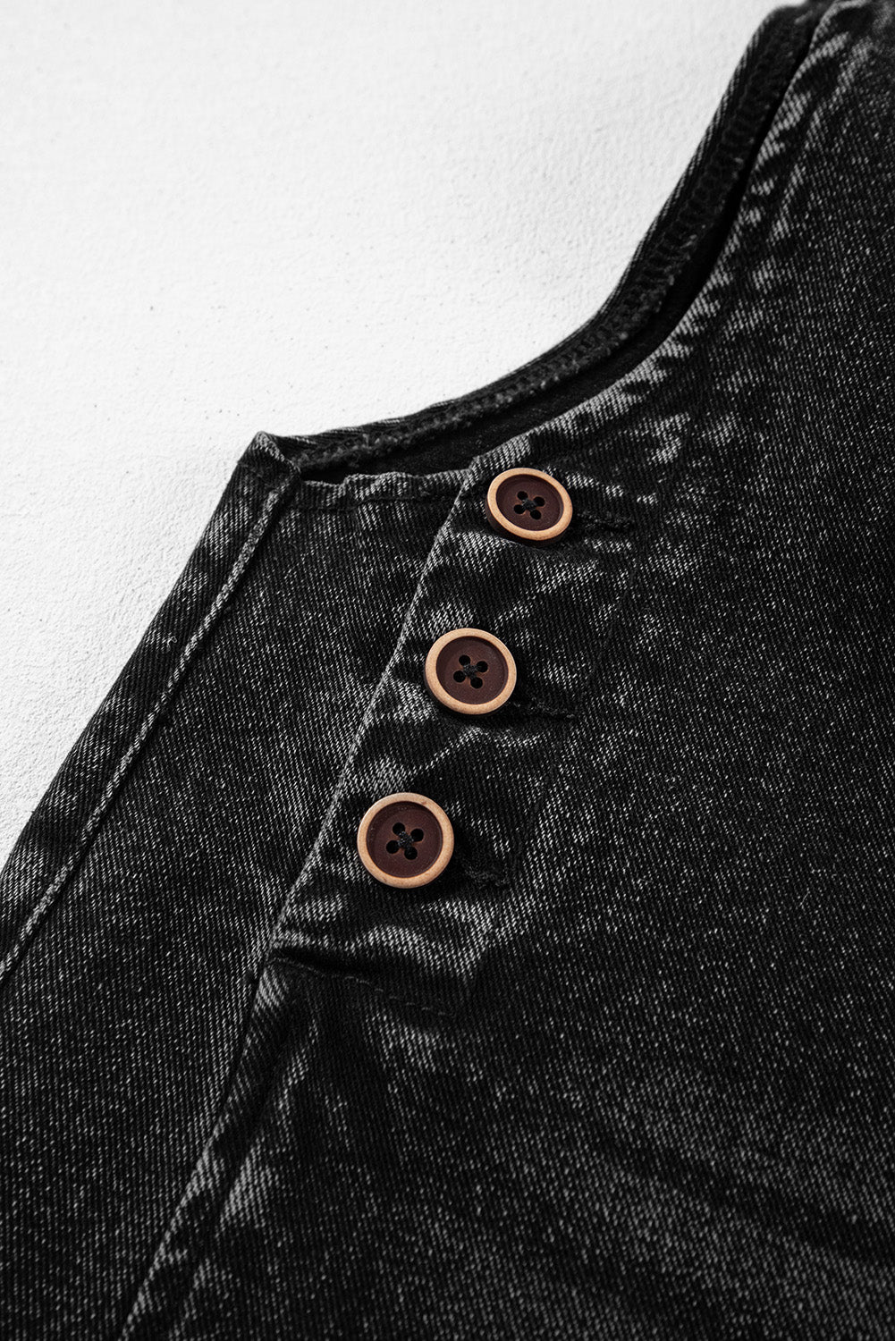 Black Distressed Bib Pocket Wide Leg Denim Overall - Premium Bottoms/Jumpsuits & Rompers from Ashes 2 Wildflowers Boutique, LLC- Just $64.99! Shop now at Ashes 2 Wildflowers Boutique, LLC