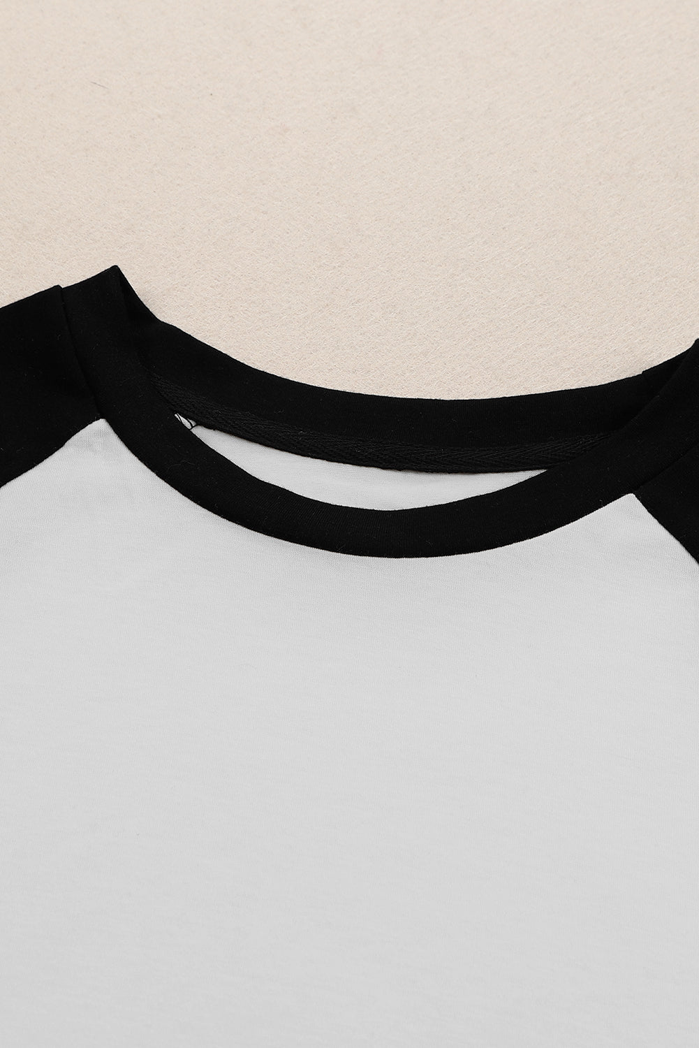 Black Color Block Raglan Sleeve Pullover Top - Premium Tops from Momma Done Gone Crafty- Just $44.10! Shop now at Momma Done Gone Crafty