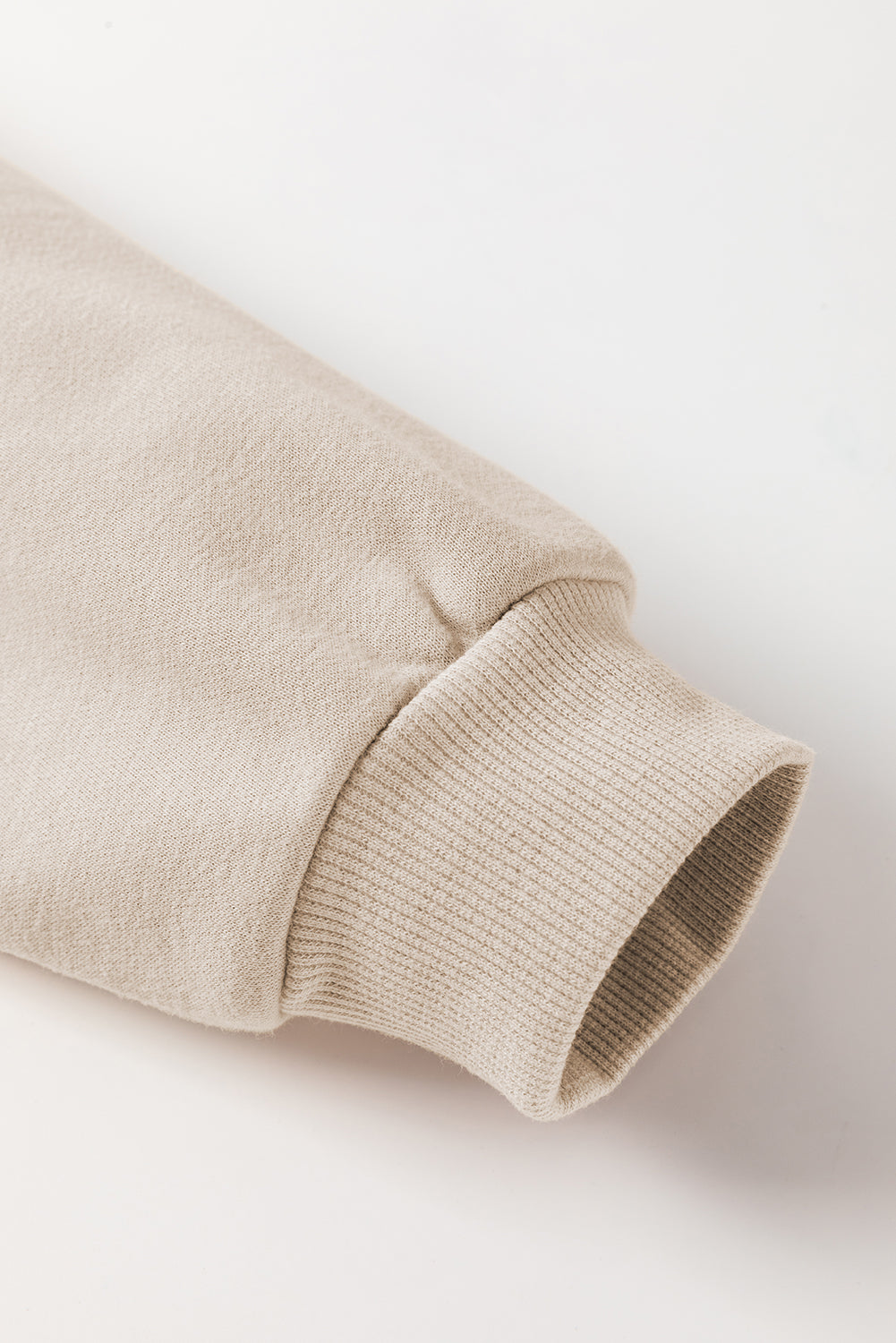 Parchment Knit Crochet Exposed Seam Ribbed Trim Sweatshirt - Premium Tops/Sweatshirts & Hoodies from Ashes 2 Wildflowers Boutique, LLC- Just $24.15! Shop now at Ashes 2 Wildflowers Boutique, LLC