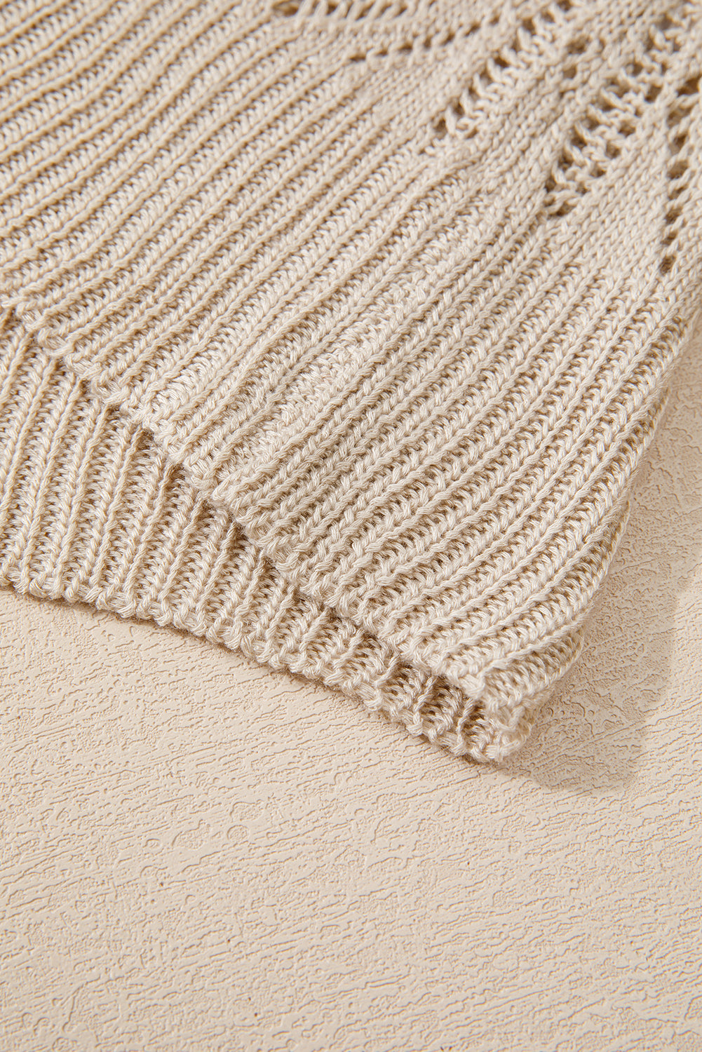 Parchment Hollow Out Buttons Front Long Cardigan - Premium Sweaters & Cardigans/Cardigans from Momma Done Gone Crafty- Just $49.99! Shop now at Momma Done Gone Crafty