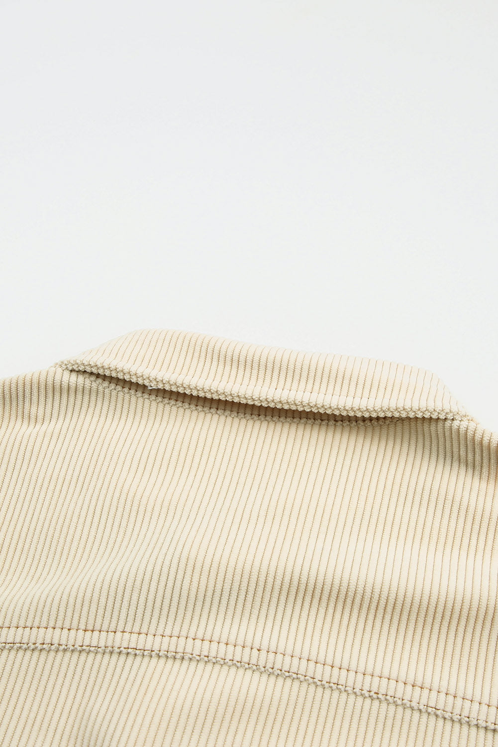 Button Up Pockets Striped Color Block Corduroy Jacket - Premium Outerwear from Momma Done Gone Crafty- Just $56.94! Shop now at Momma Done Gone Crafty