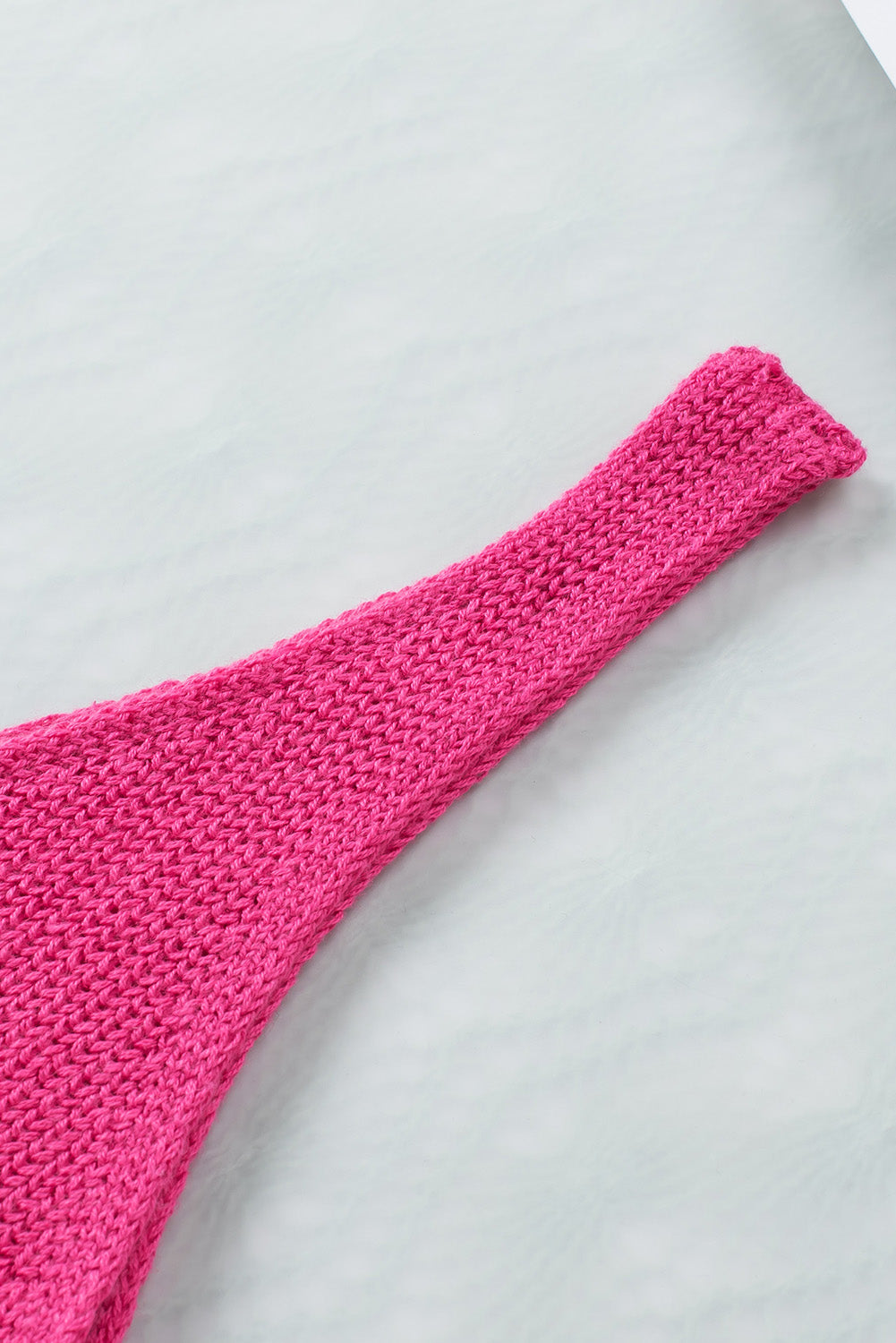 Rose Cropped Woolen Knit Vest - Premium Tops from Momma Done Gone Crafty- Just $43.20! Shop now at Momma Done Gone Crafty