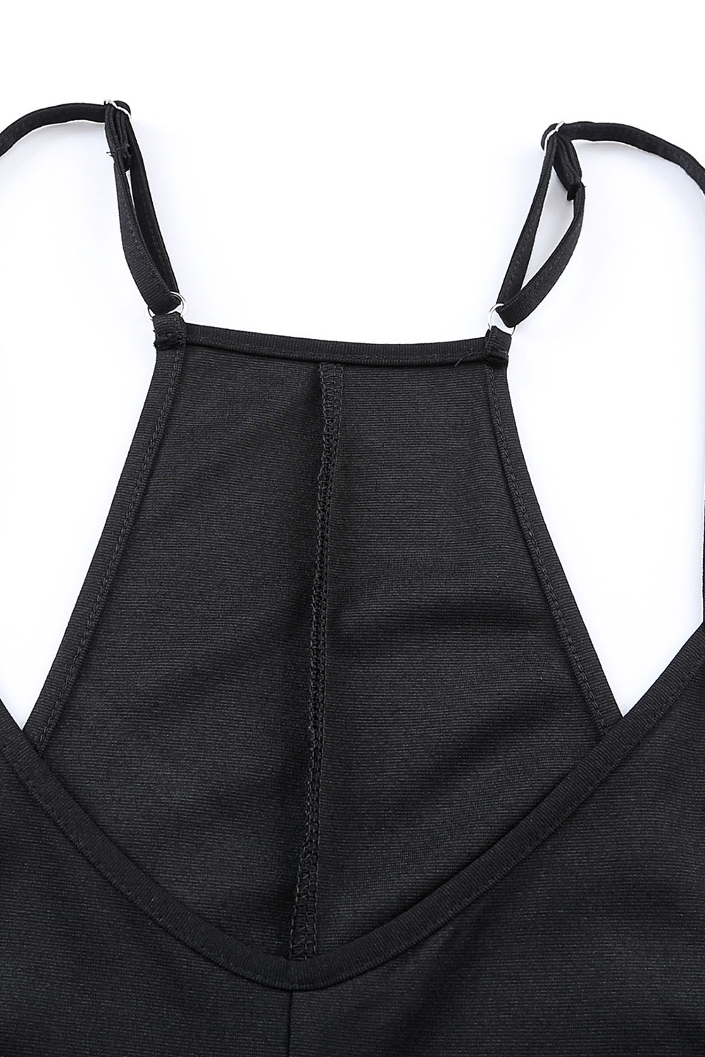Black Pocketed Adjustable Spaghetti Strap Straight Leg Jumpsuit - Premium Bottoms from Momma Done Gone Crafty- Just $26.99! Shop now at Momma Done Gone Crafty