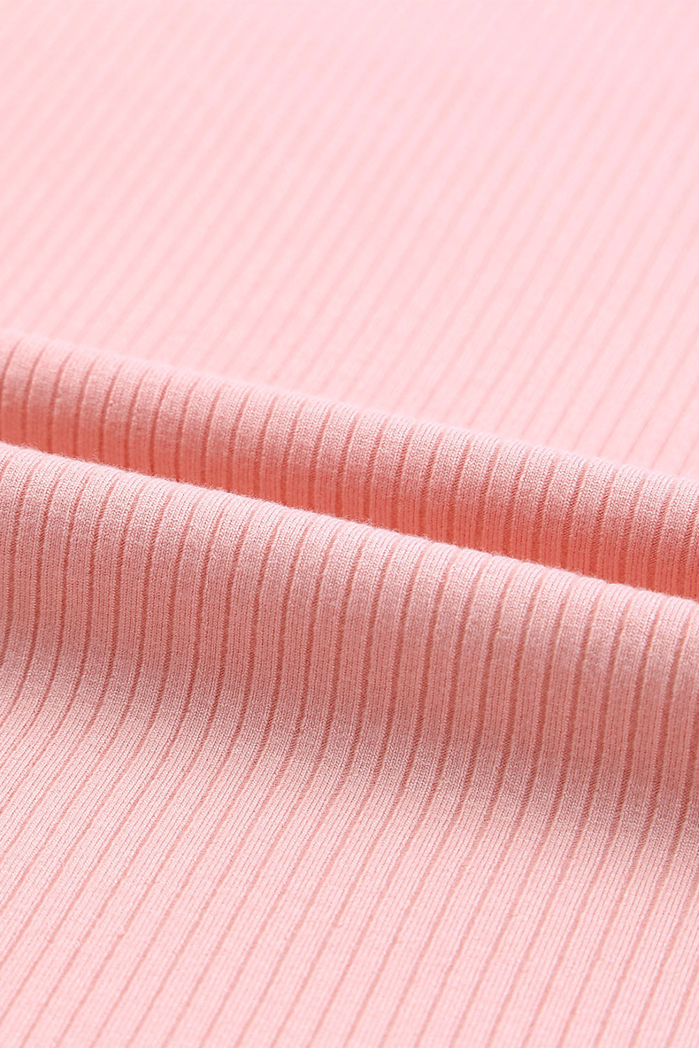 Pink Dotty Mesh Ruffle Sleeve Ribbed Knit Top - Premium Tops from Ashes 2 Wildflowers Boutique, LLC- Just $38.99! Shop now at Ashes 2 Wildflowers Boutique, LLC
