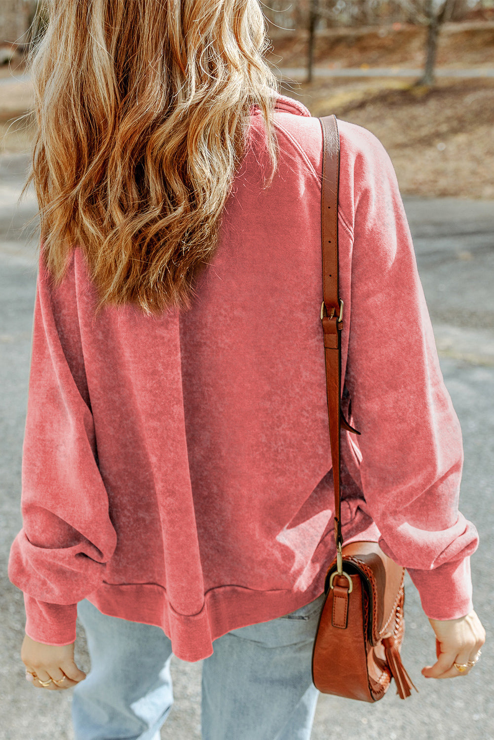 Red Vintage Washed Flap Pocket Button Shacket - Premium Outerwear from Momma Done Gone Crafty- Just $64.50! Shop now at Momma Done Gone Crafty