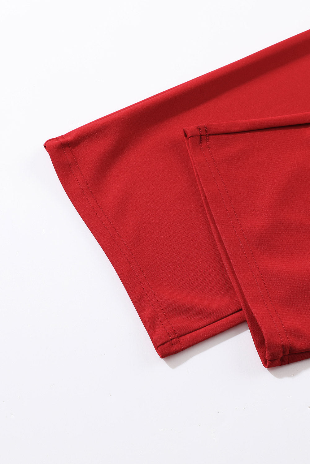 Red Belted Wide Leg Jumpsuit - Premium Bottoms from Momma Done Gone Crafty- Just $40.20! Shop now at Momma Done Gone Crafty