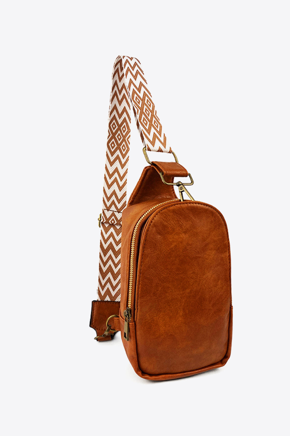 Random Pattern Adjustable Strap PU Leather Sling Bag - Premium  from Momma Done Gone Crafty- Just $40.99! Shop now at Momma Done Gone Crafty