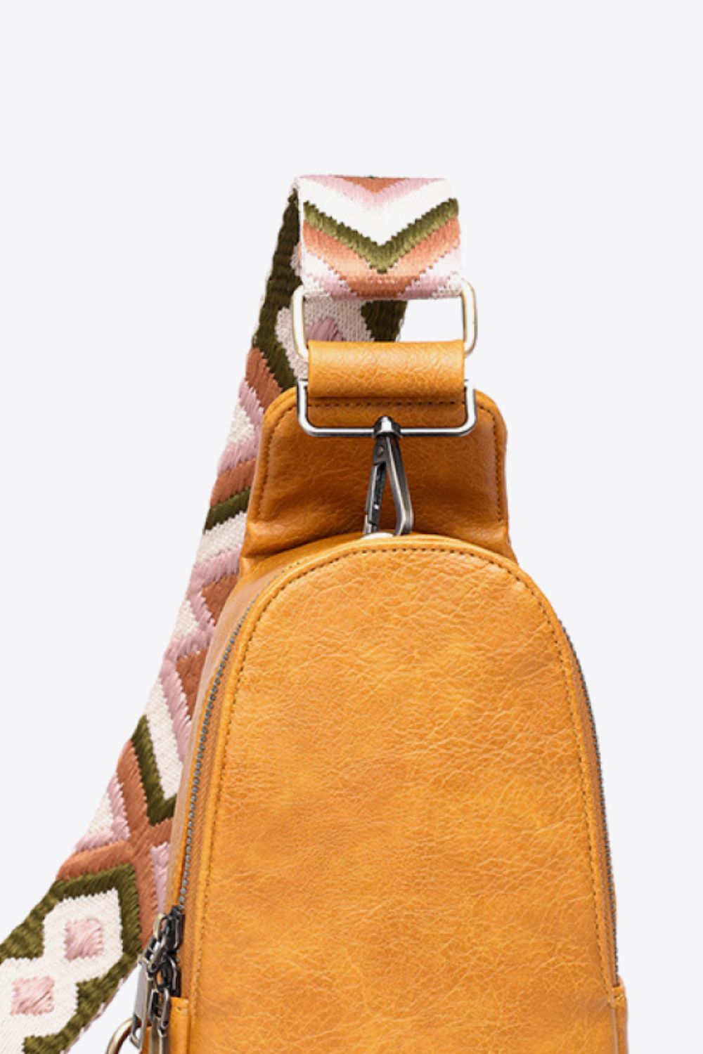 Random Pattern Adjustable Strap PU Leather Sling Bag - Premium  from Momma Done Gone Crafty- Just $40.99! Shop now at Momma Done Gone Crafty