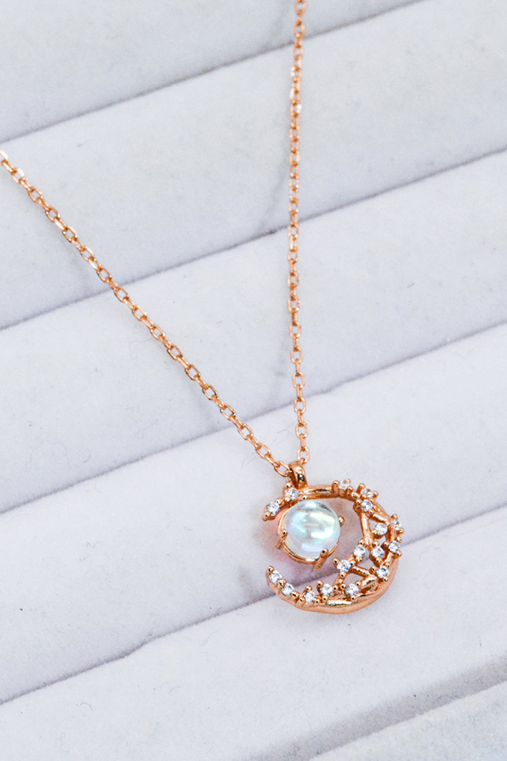 Where It All Began Moonstone Necklace - Premium  from Momma Done Gone Crafty- Just $75! Shop now at Momma Done Gone Crafty