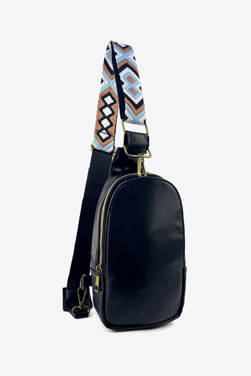 Random Pattern Adjustable Strap PU Leather Sling Bag - Premium  from Momma Done Gone Crafty- Just $40.99! Shop now at Momma Done Gone Crafty